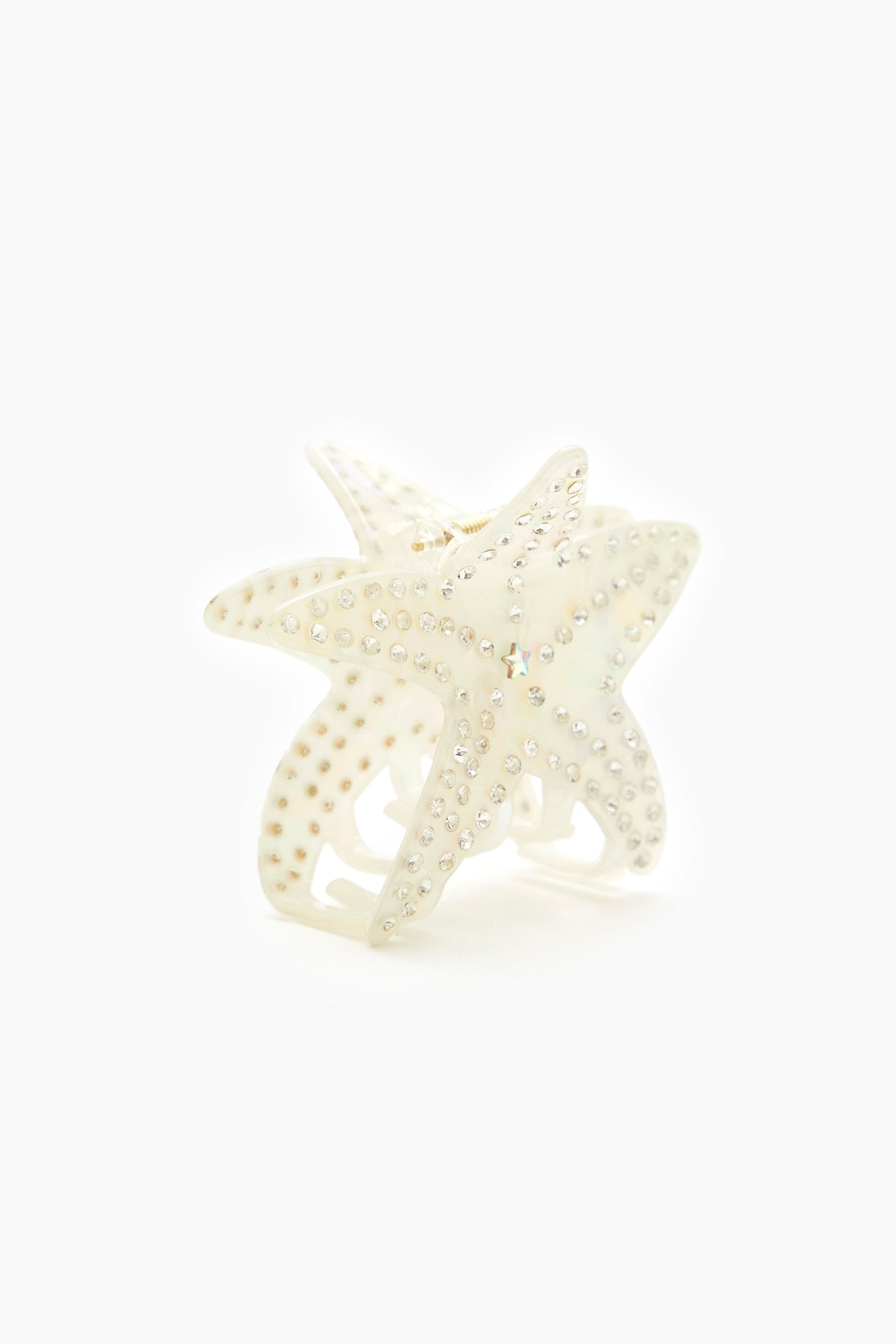 Rhinestone Starfish Hair Clip