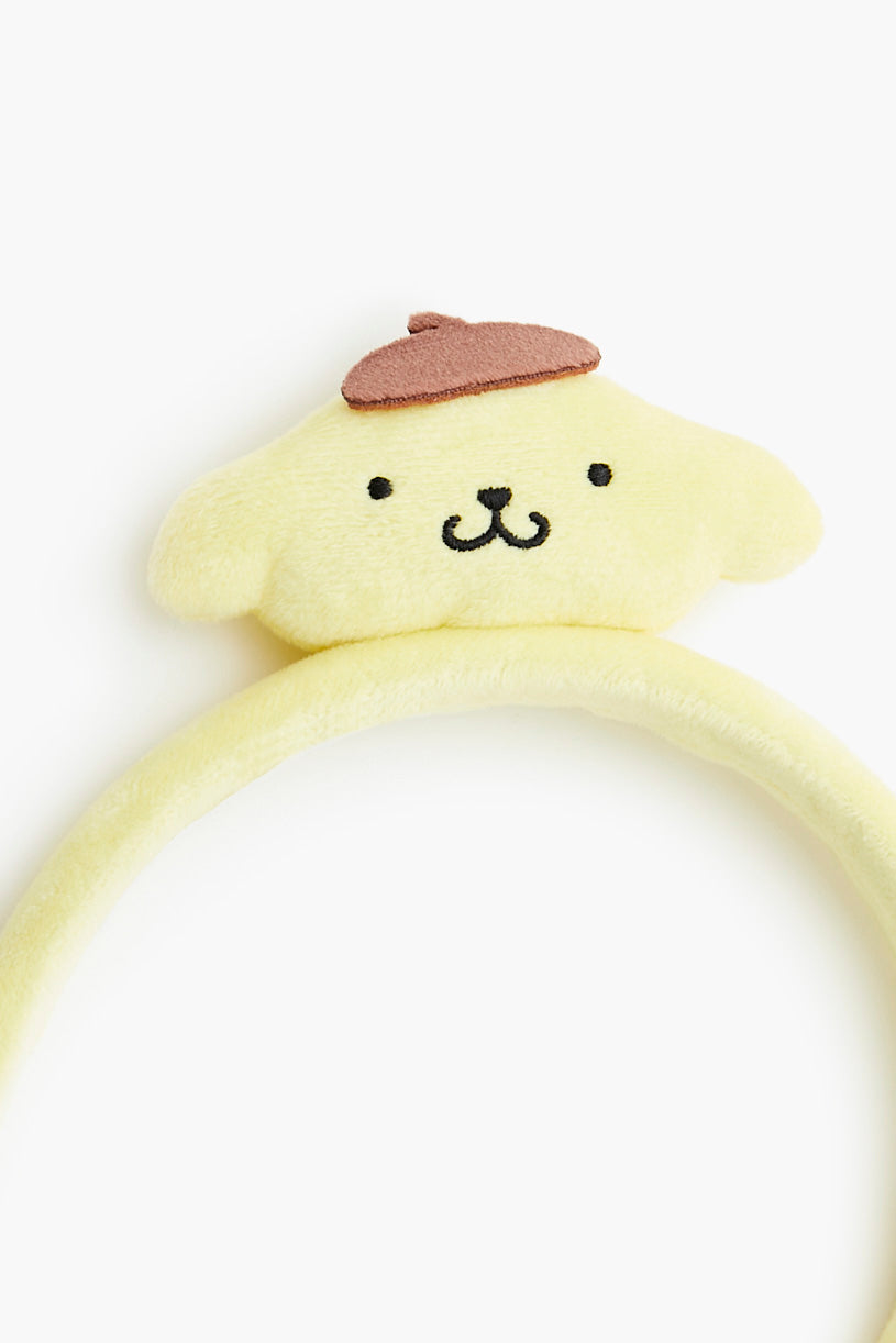 Bandeau en peluche à imprimé Pompompurin