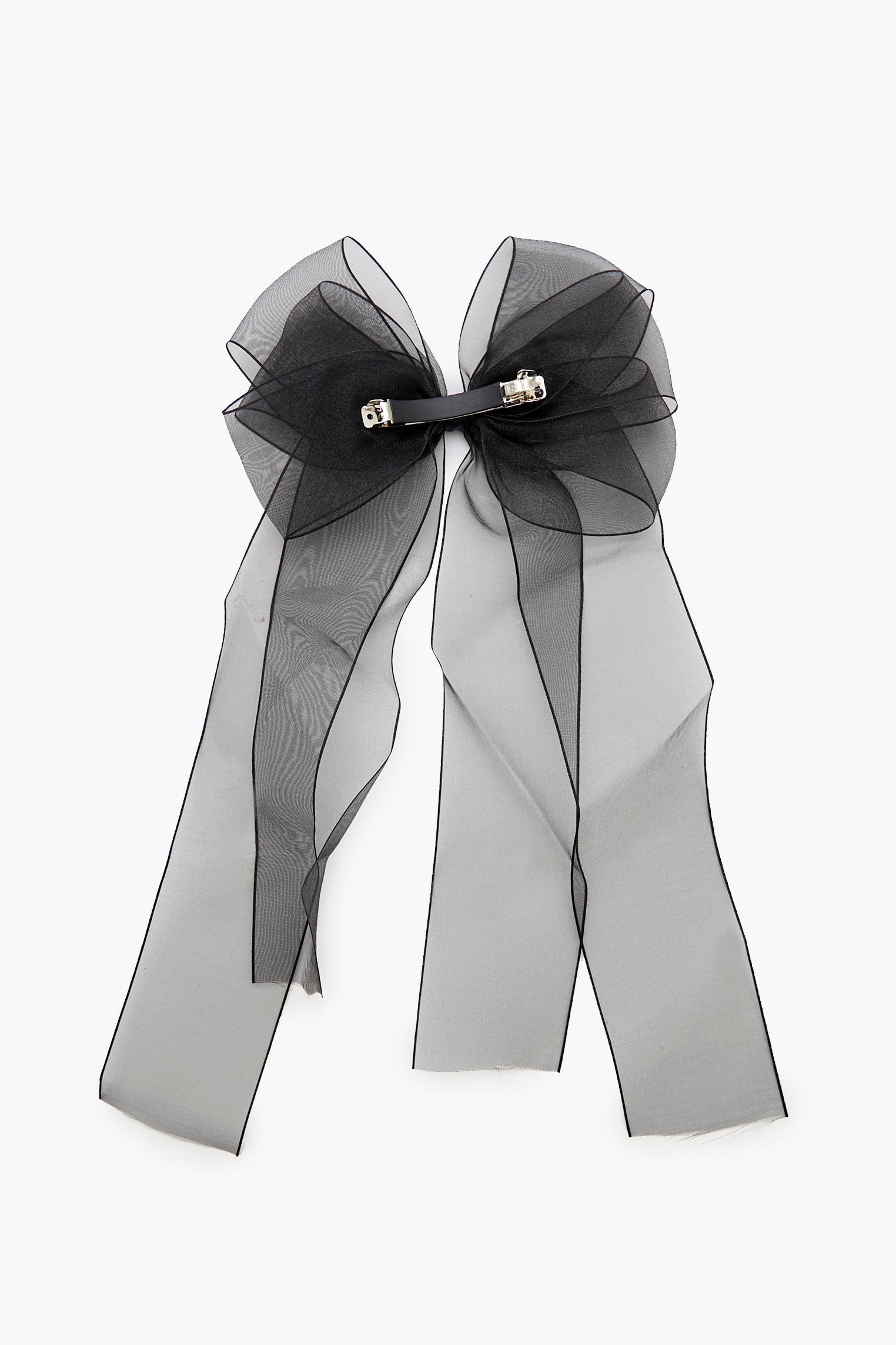 Sheer Bow Hair Barrette