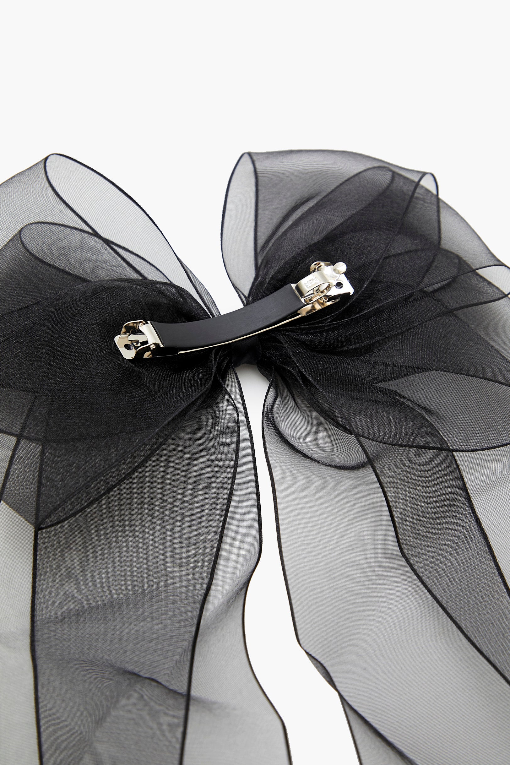 Sheer Bow Hair Barrette