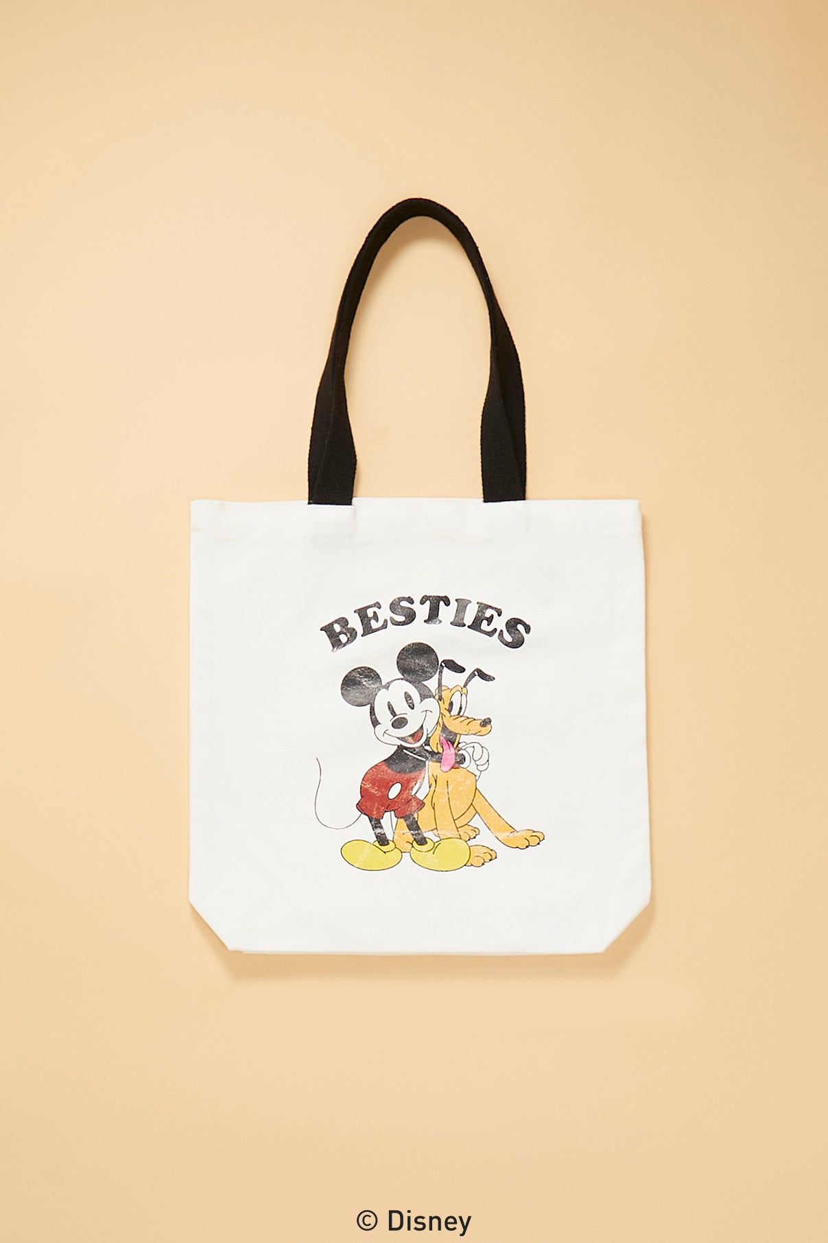 Fourre-tout avec motif brodé Disney Mickey Mouse & Pluto