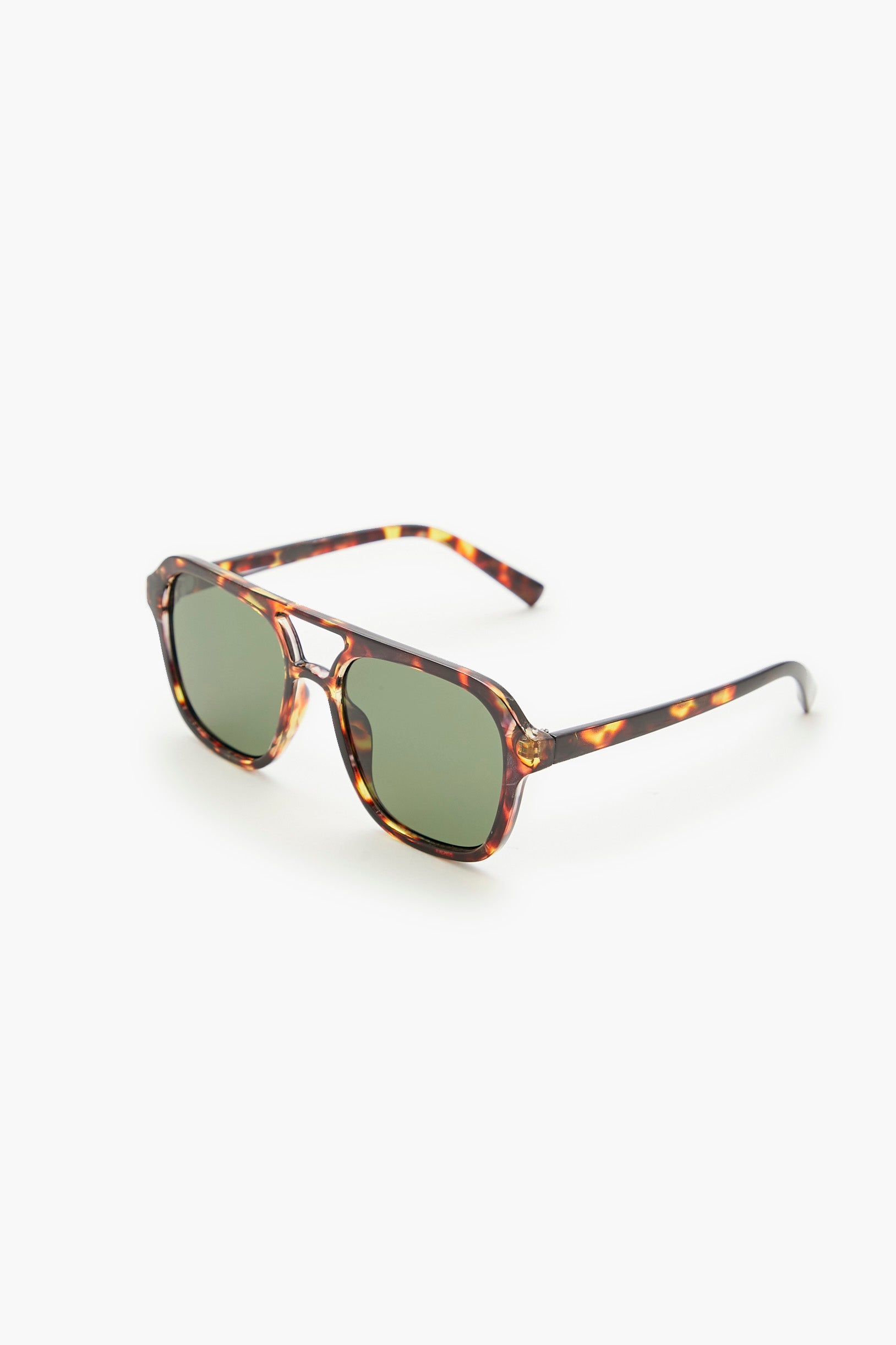 Tortoiseshell Aviator Sunglasses