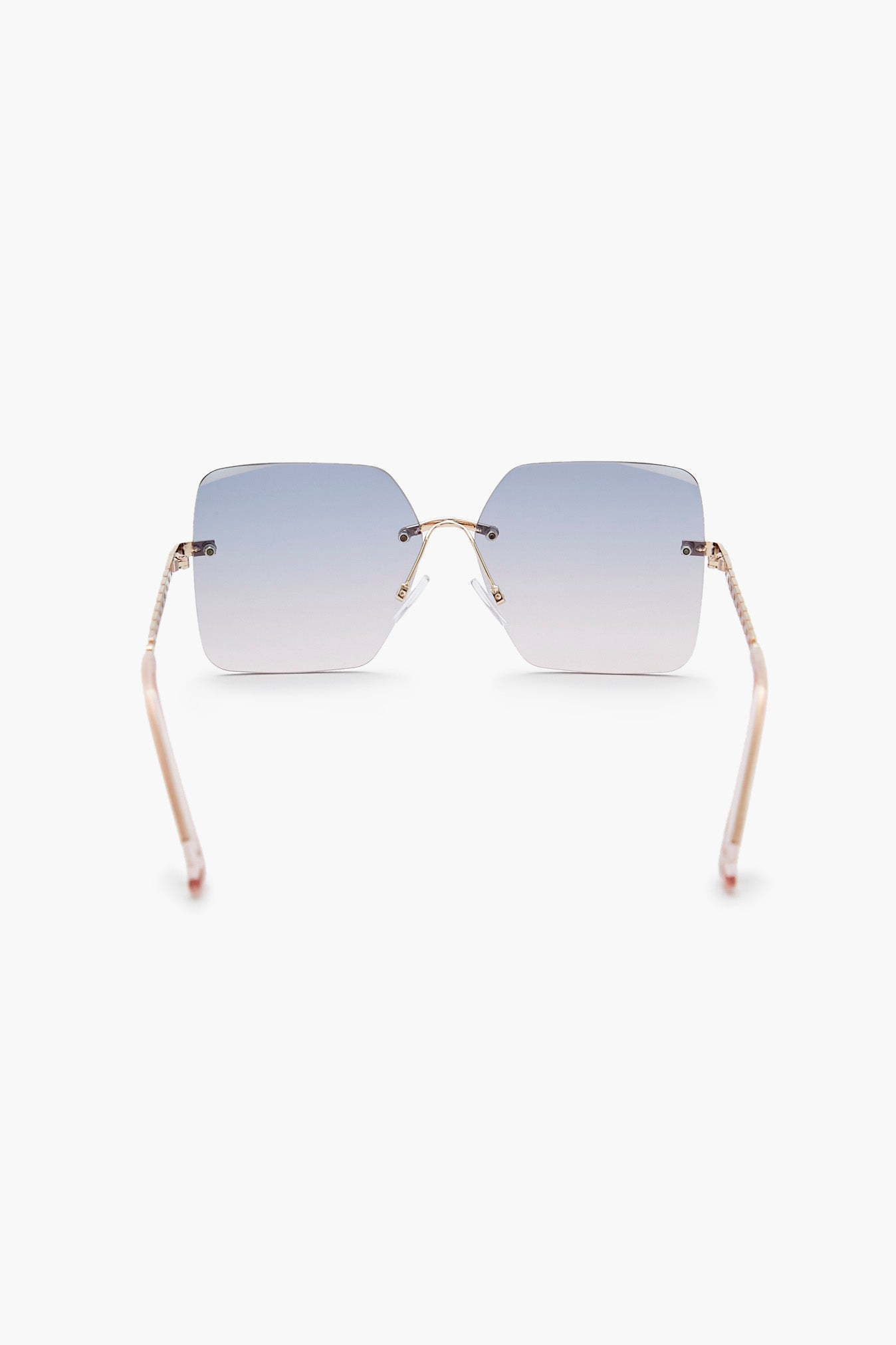 Lunettes de soleil sans monture carrées