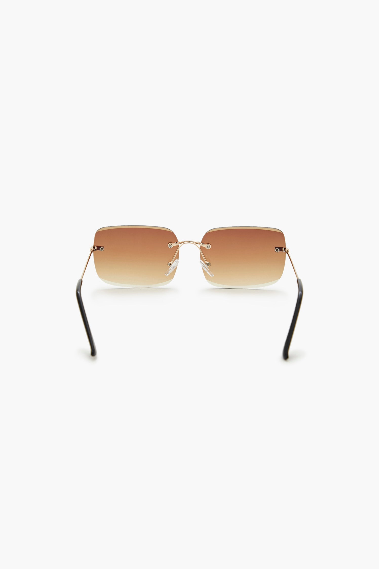 Rimless Rectangular Sunglasses