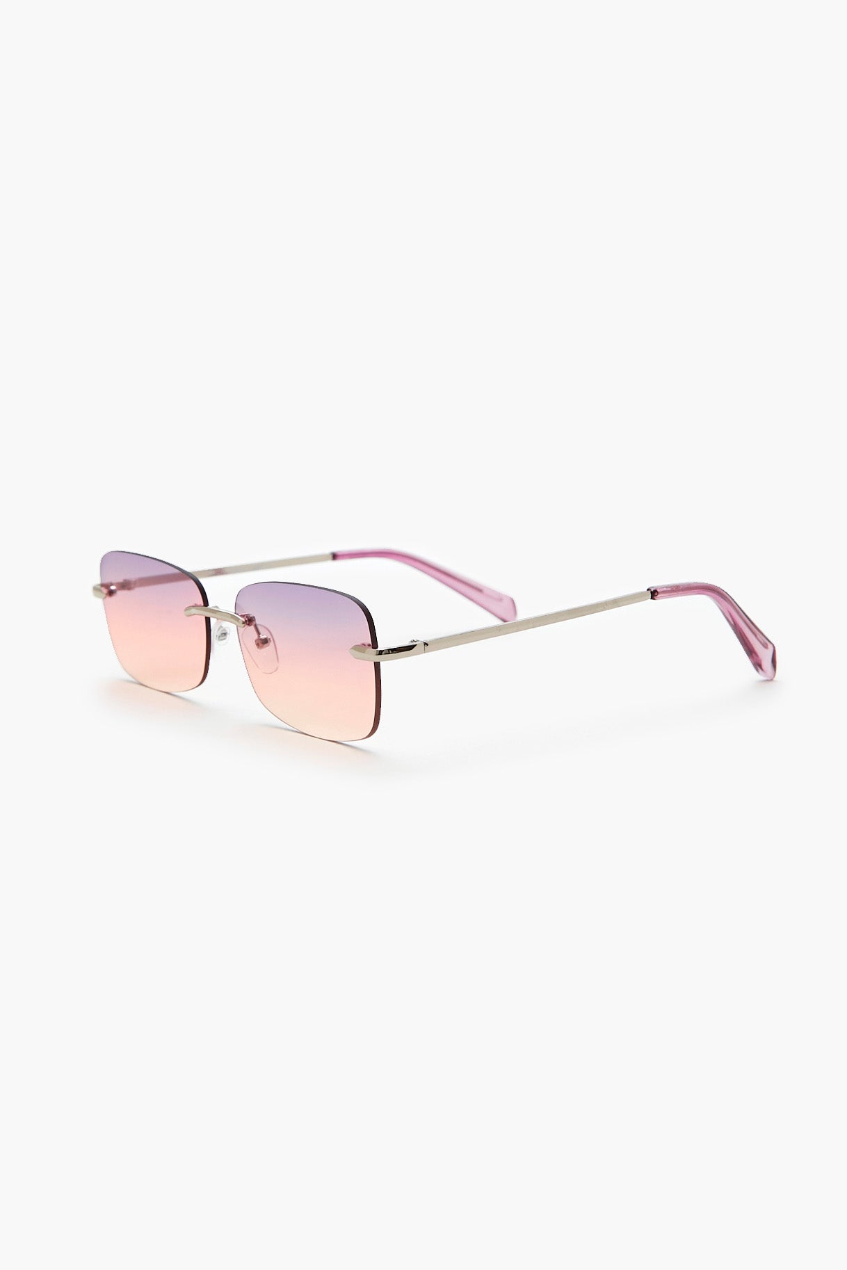 Lunettes de soeil rectangulaires sans monture