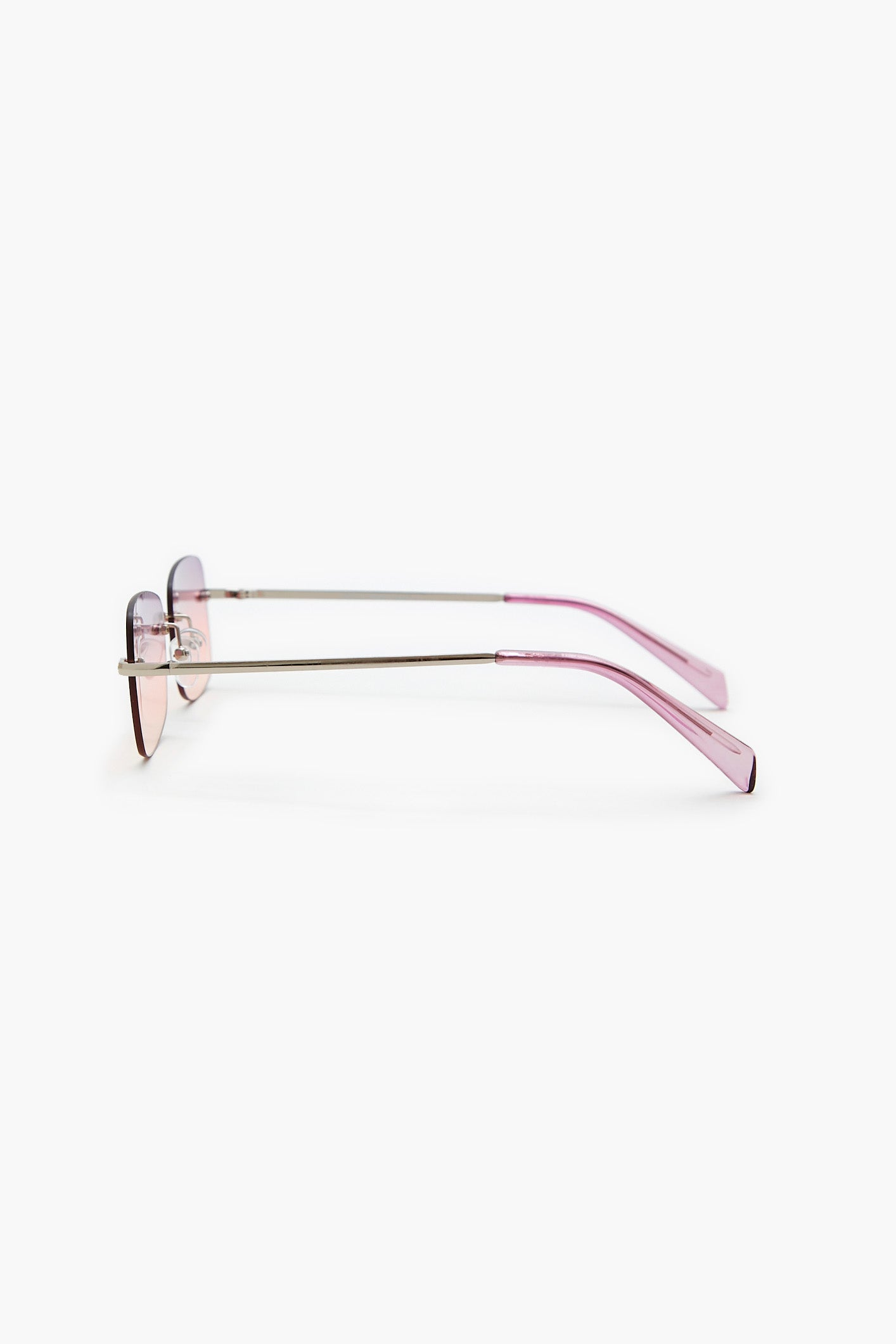 Lunettes de soeil rectangulaires sans monture