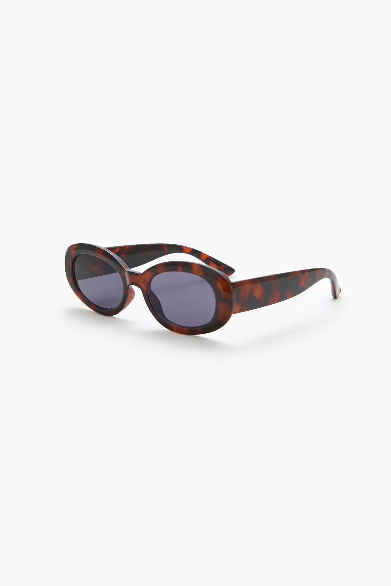 Tortoiseshell Oval Sunglasses