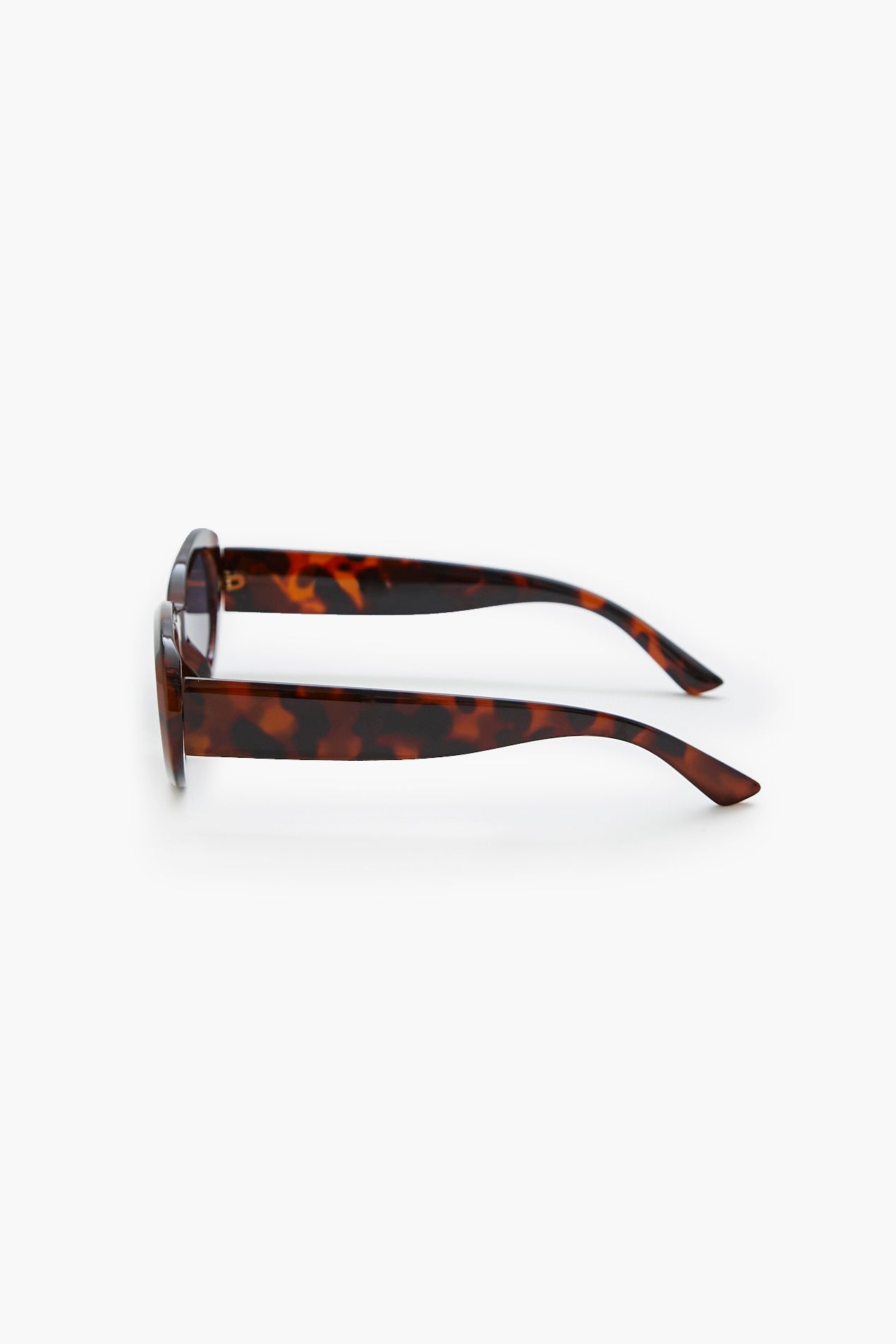 Tortoiseshell Oval Sunglasses