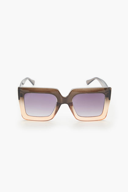 Lunettes de soleil carrées graduées