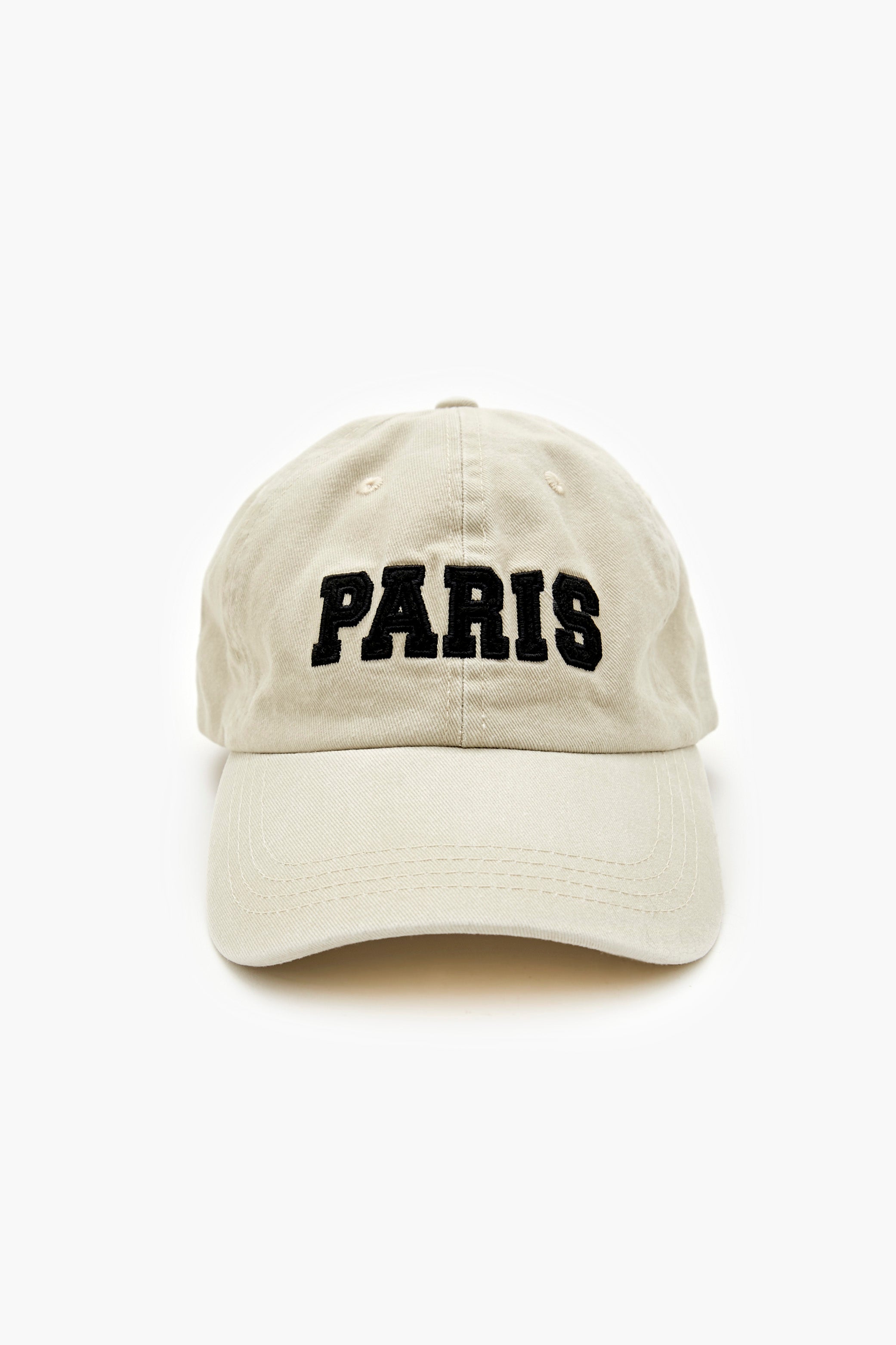 Casquette de baseball avec motif brodé Paris