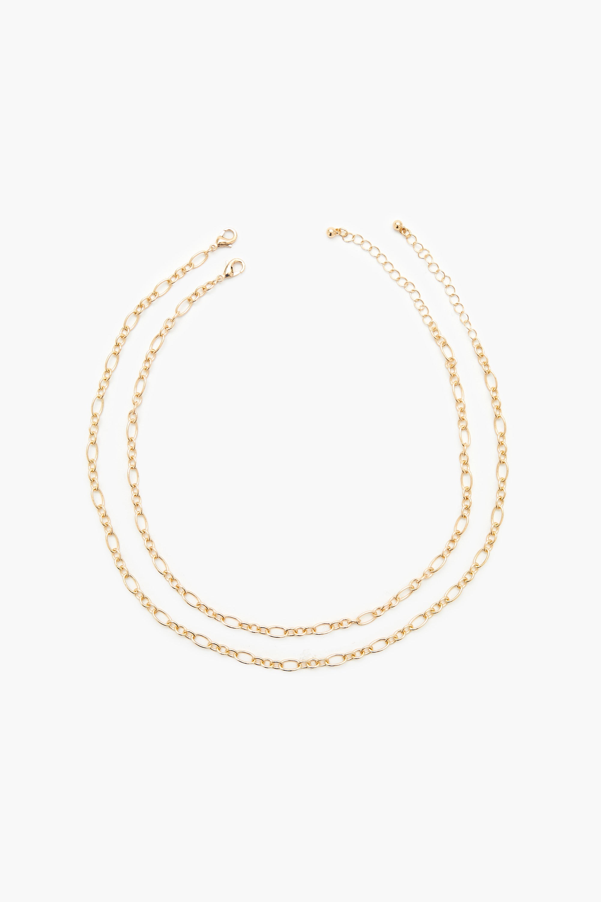 Figaro Chain Necklace Set