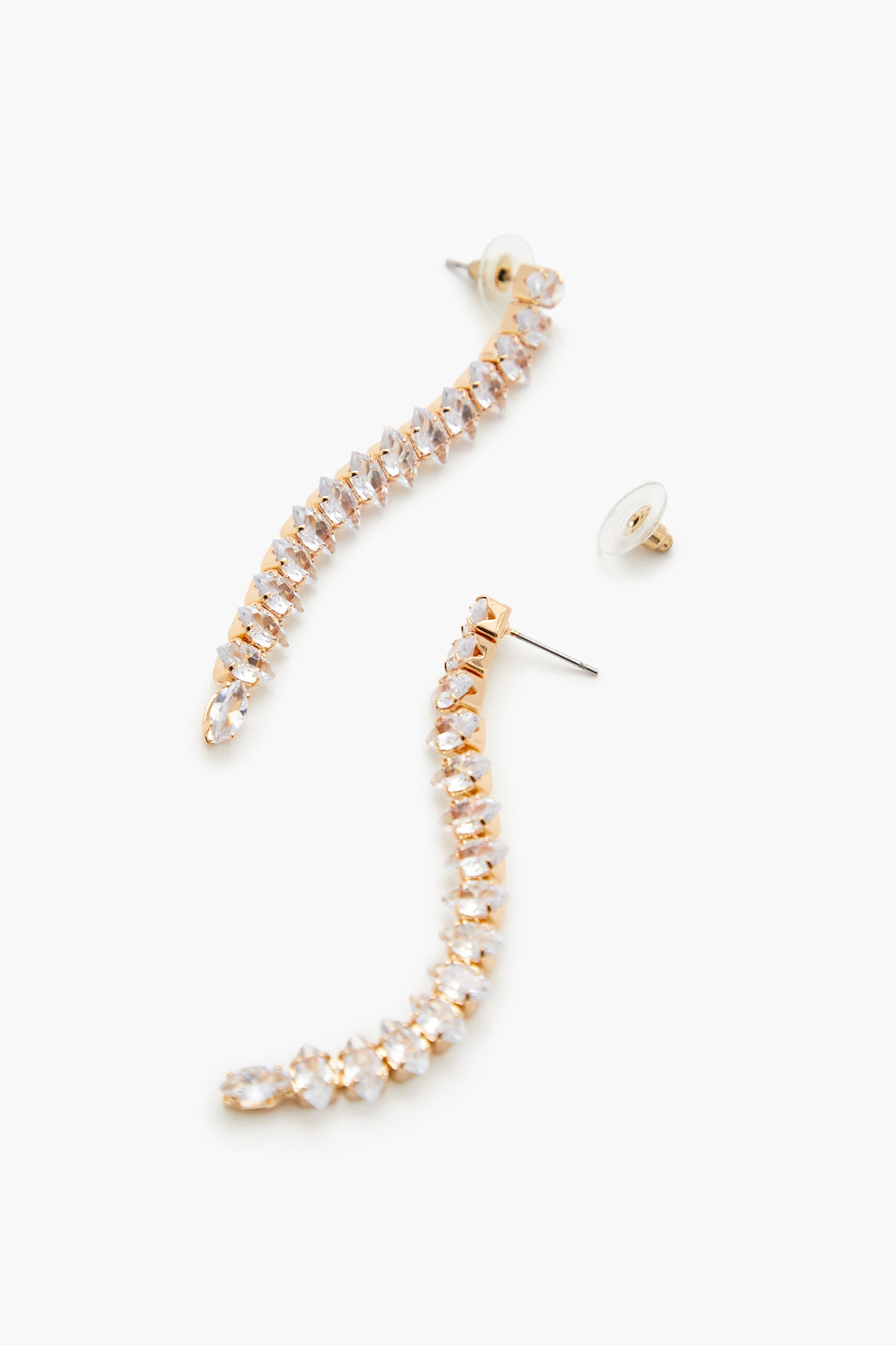 Rhinestone Drop Earrings