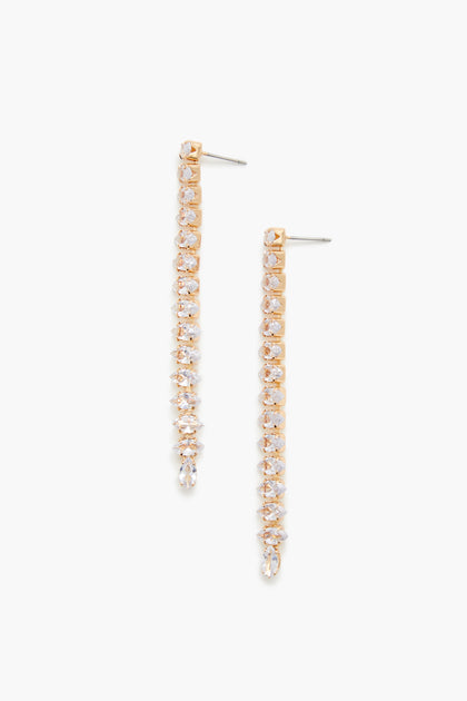 Rhinestone Drop Earrings