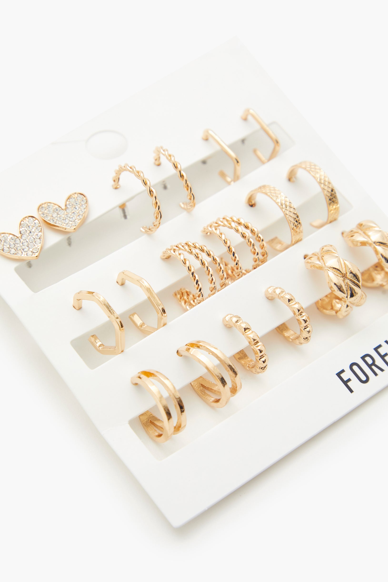 Assorted Hoop Earring Set