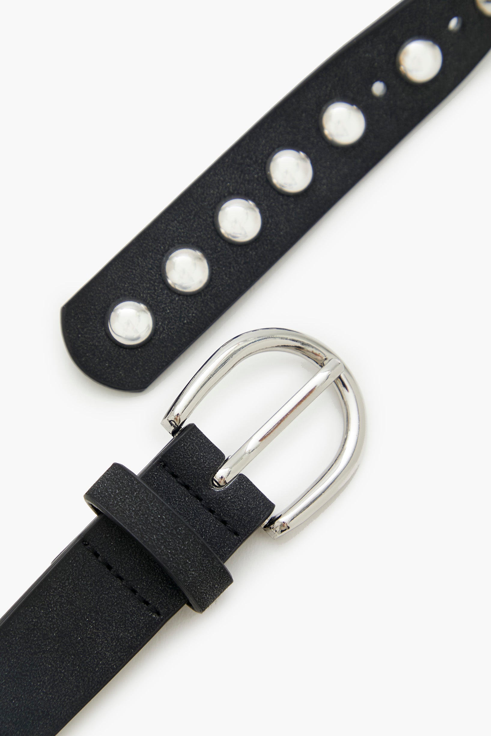 Studded Faux Leather Belt