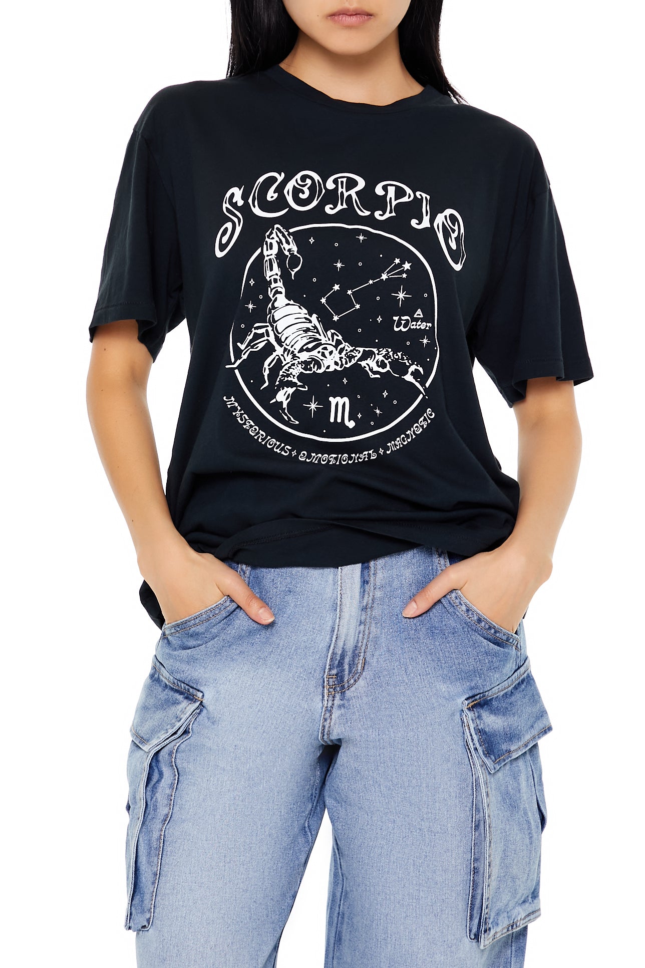 T-shirt surdimensionné à imprimé Scorpio