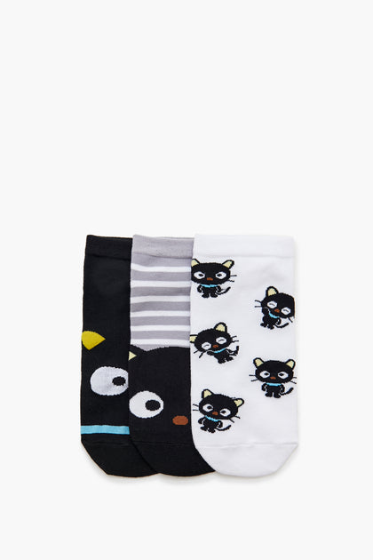 Chococat Graphic Ankle Socks (3 Pack)