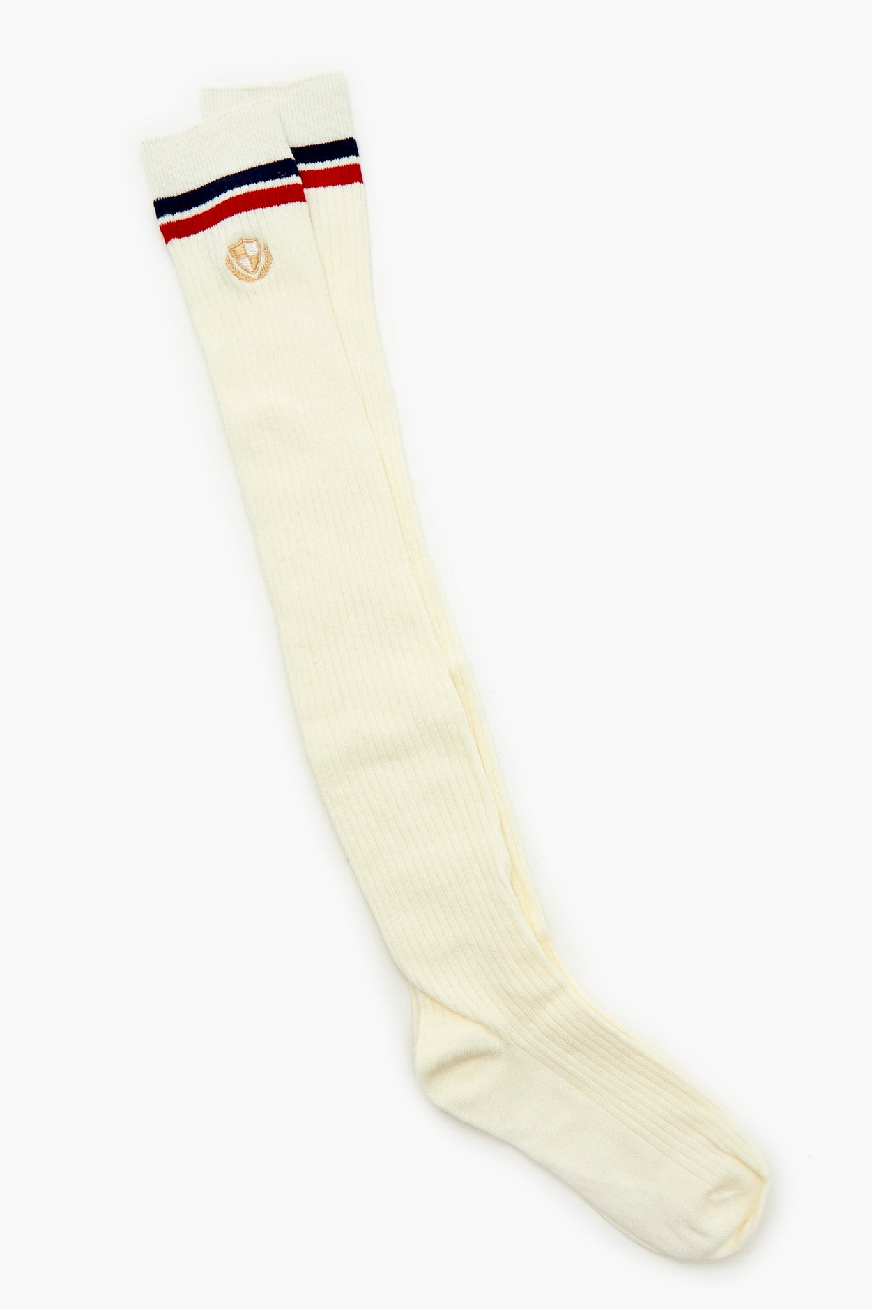 Chaussettes au genou rayées