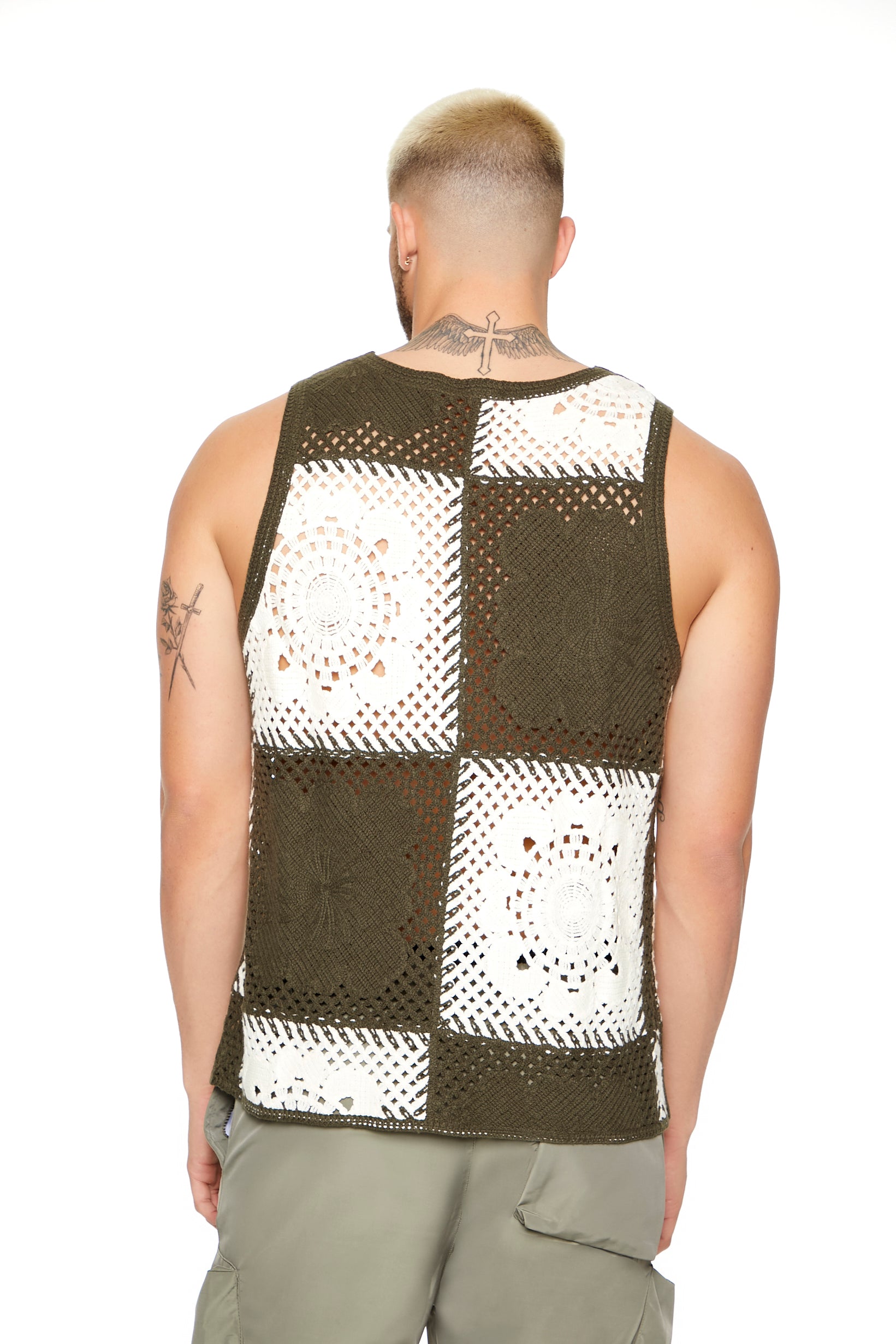 Crochet Checkered Tank