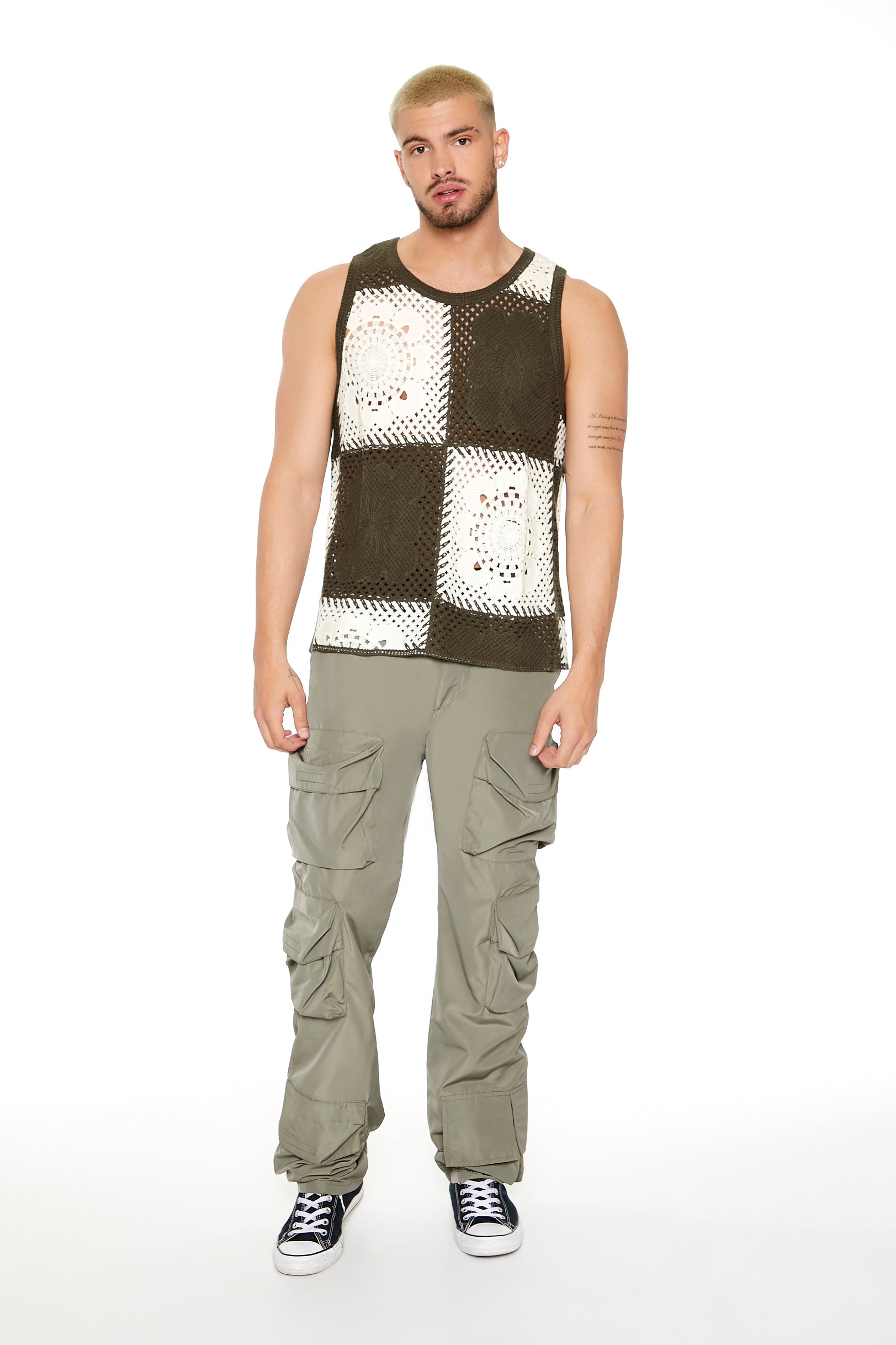 Crochet Checkered Tank