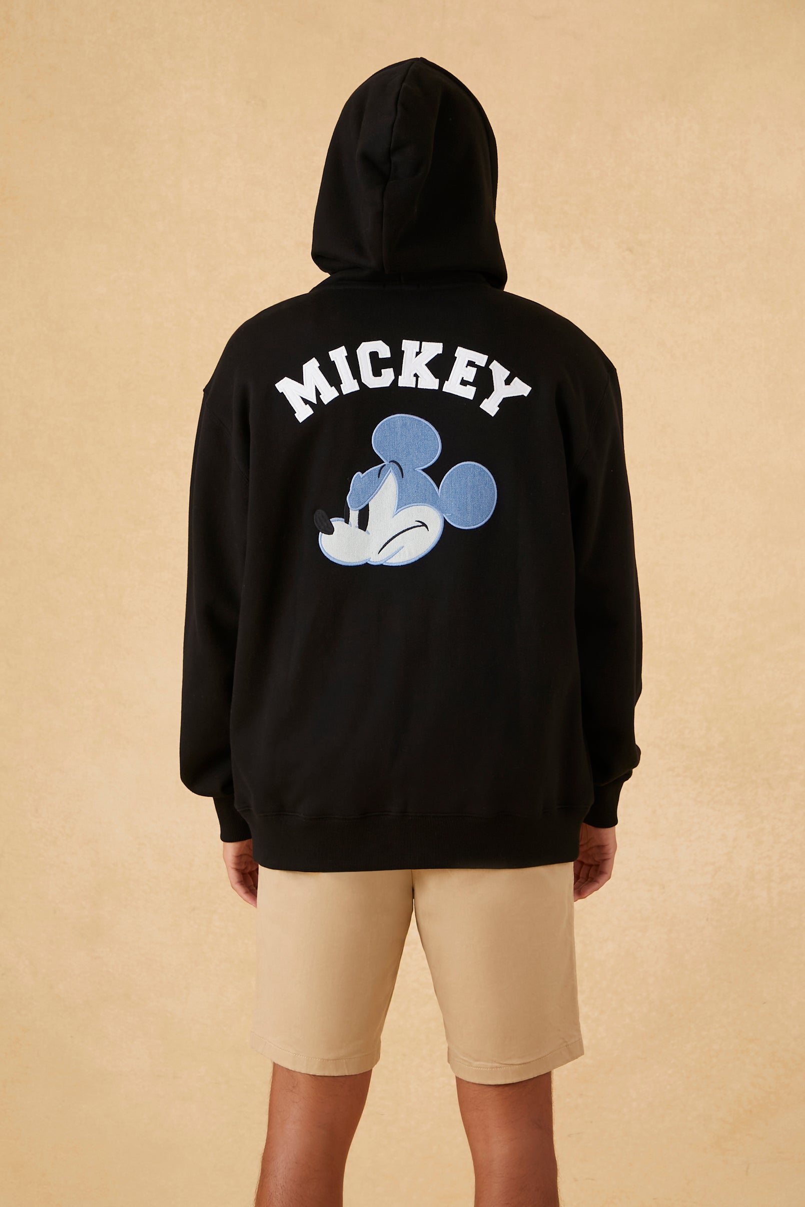 Disney Mickey Mouse Embroidered Zip-Up Hoodie