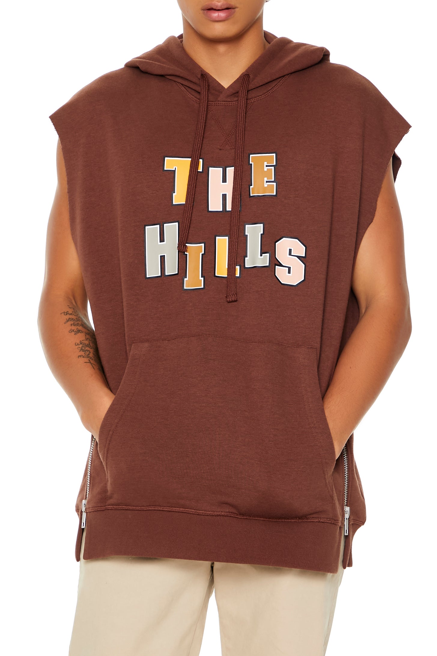 The Hills Embroidered Fleece Hoodie