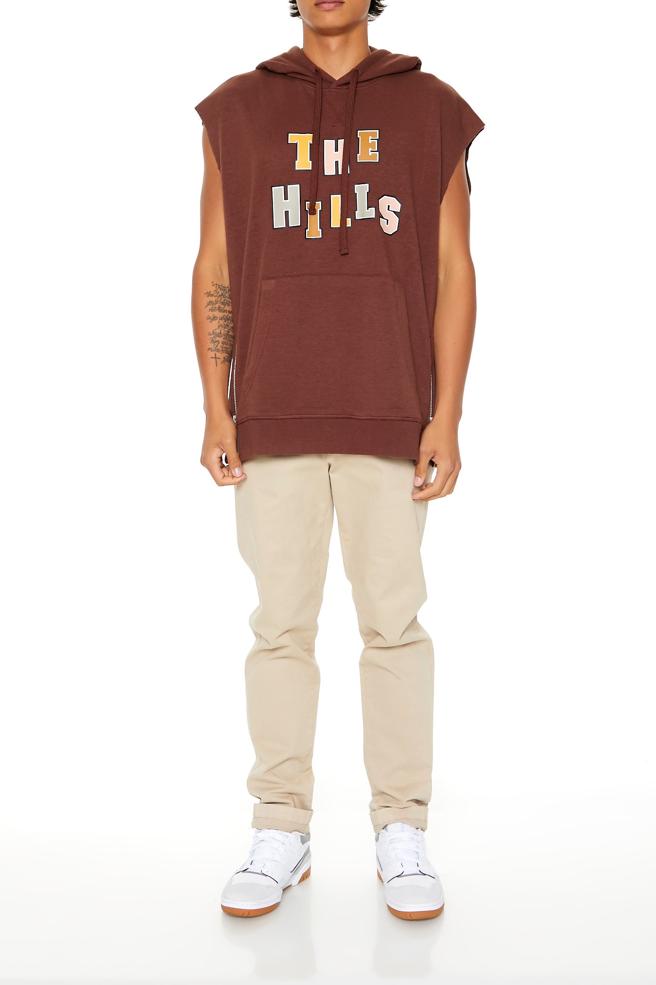 The Hills Embroidered Fleece Hoodie