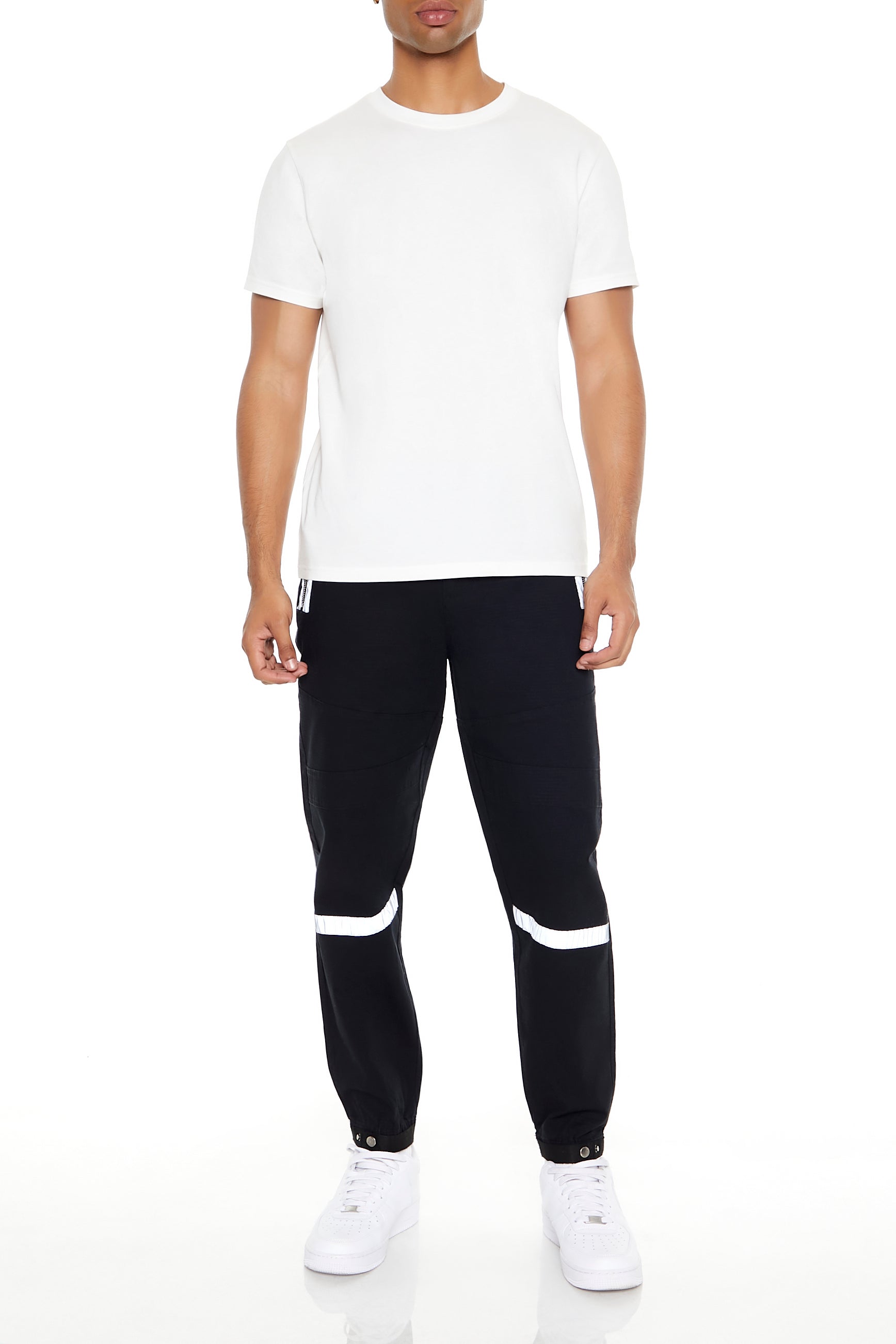 Reflective Zipper Pocket Slim Pant