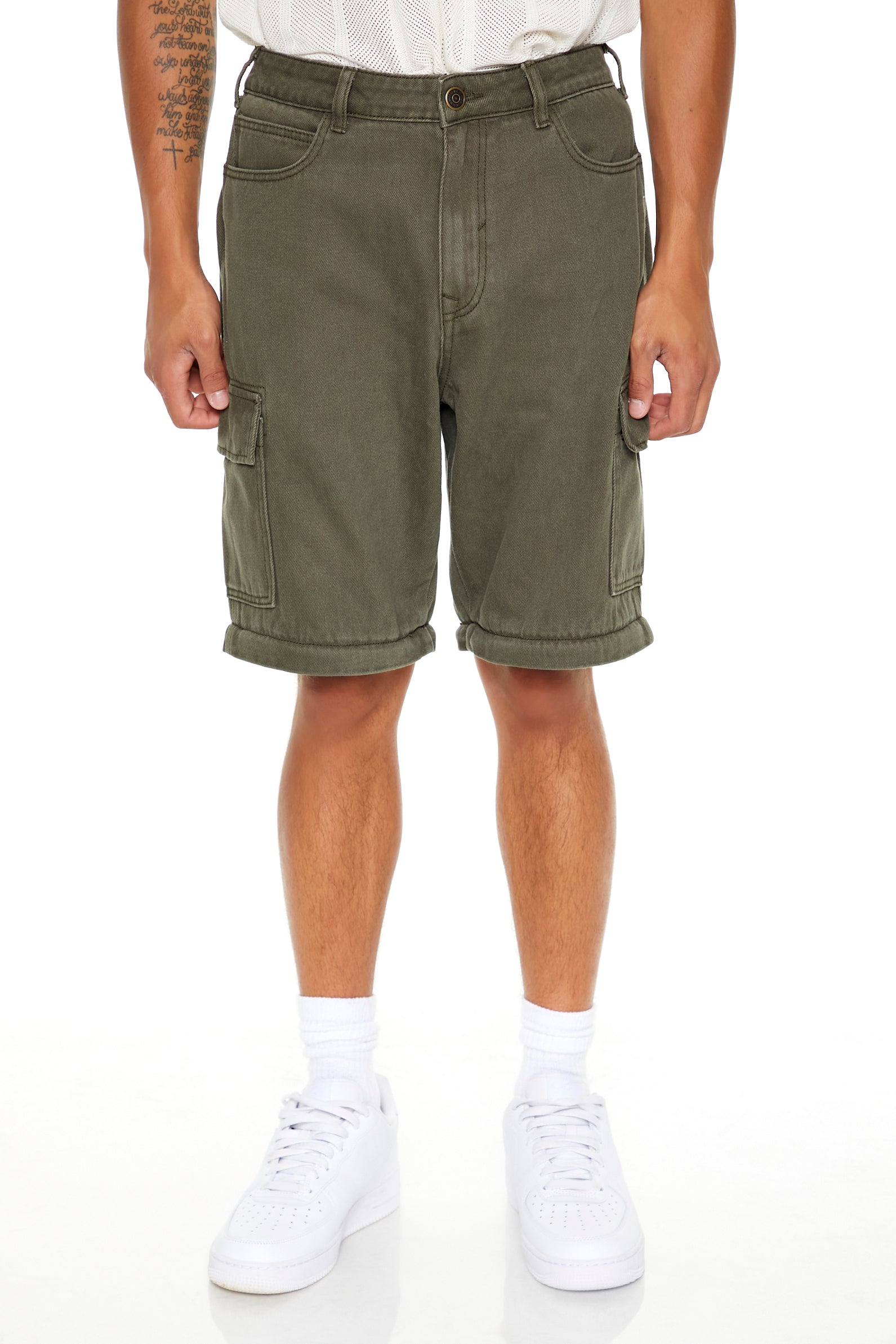 Convertible Mid Rise Straight Leg Cargo Pant