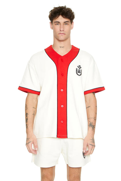 Jersey de baseball avec motif brodé 84