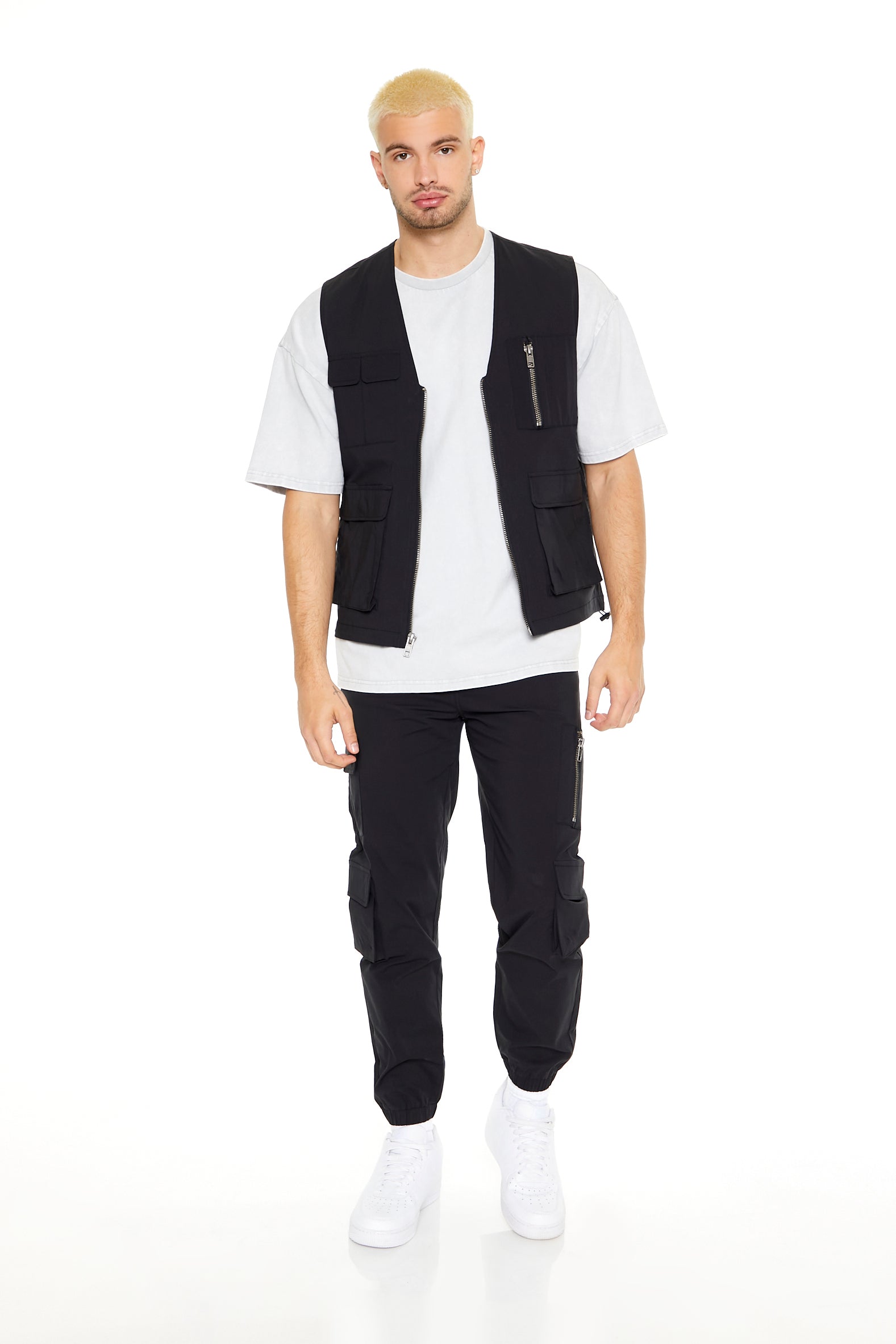 Zip-Up Cargo Vest