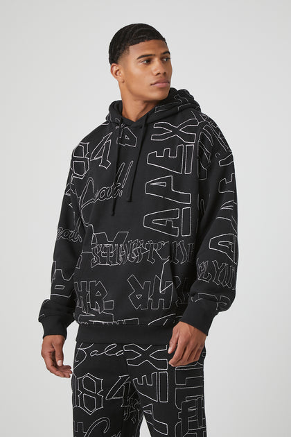 Stitched Text Hoodie – Urban Planet