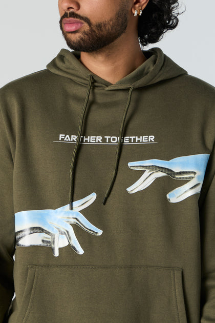 Farther Together Graphic Fleece Hoodie