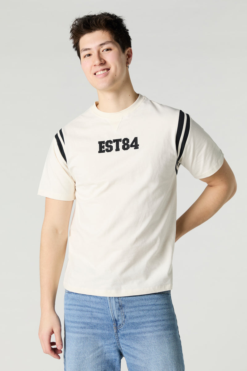 T-shirt avec motif brodé Est 84