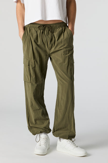 Jogger cargo avec taille coulissante