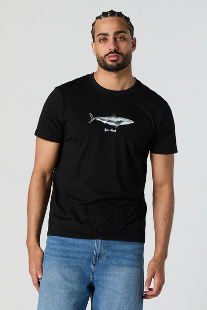T-shirt à imprimé Lone Shark