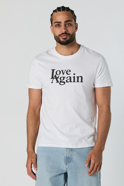 T-shirt à imprimé Love Again