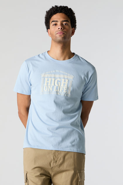 T-shirt à imprimé High on Life