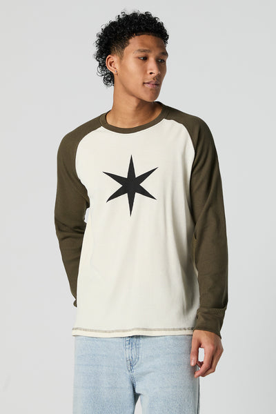 Star Graphic Raglan Long Sleeve Top – Urban Planet