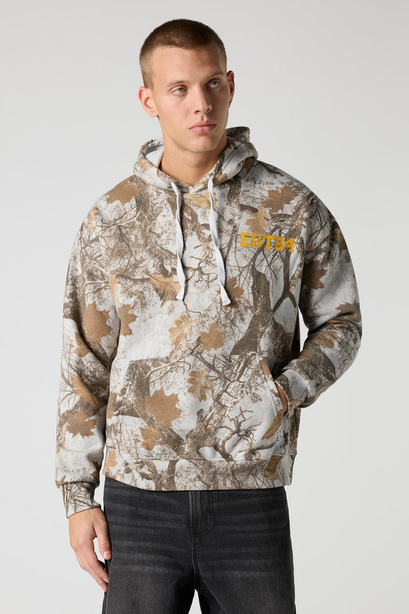 Graphic Camo Hoodie