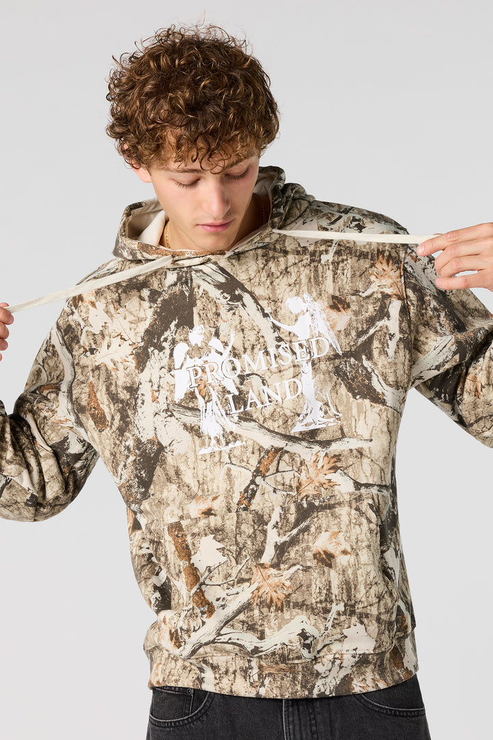 Promised Land Graphic Camo Hoodie