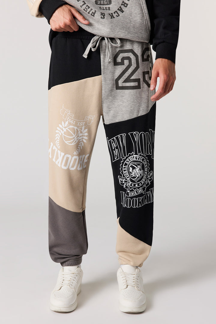 New York Colourblock Fleece Jogger – Urban Planet