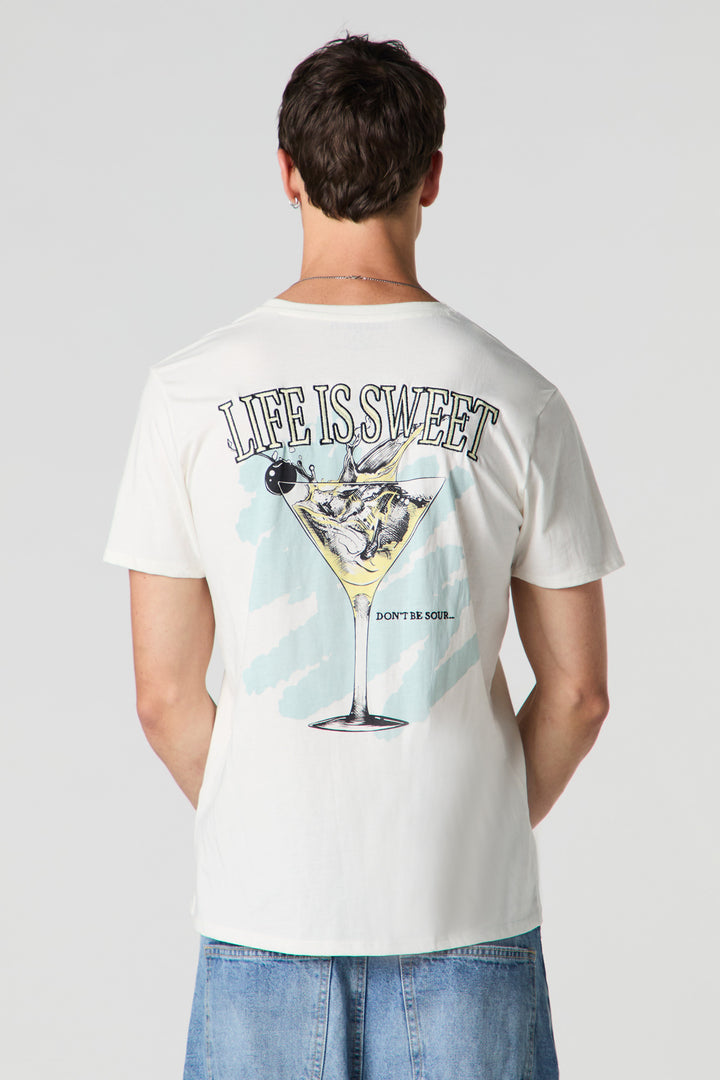 Cherry Embroidered T-Shirt