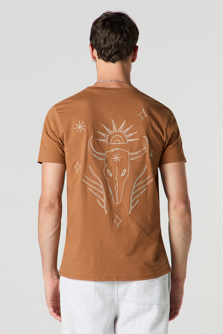 T-shirt avec motif brodé Cowgirl