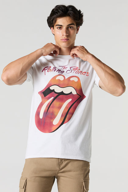 T-shirt à imprimé The Rolling Stones