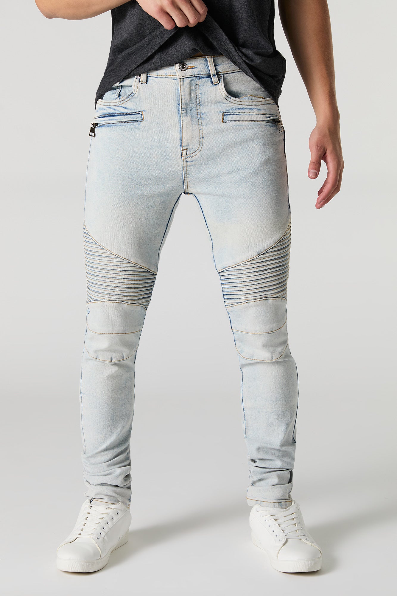 Stacked Moto Jean