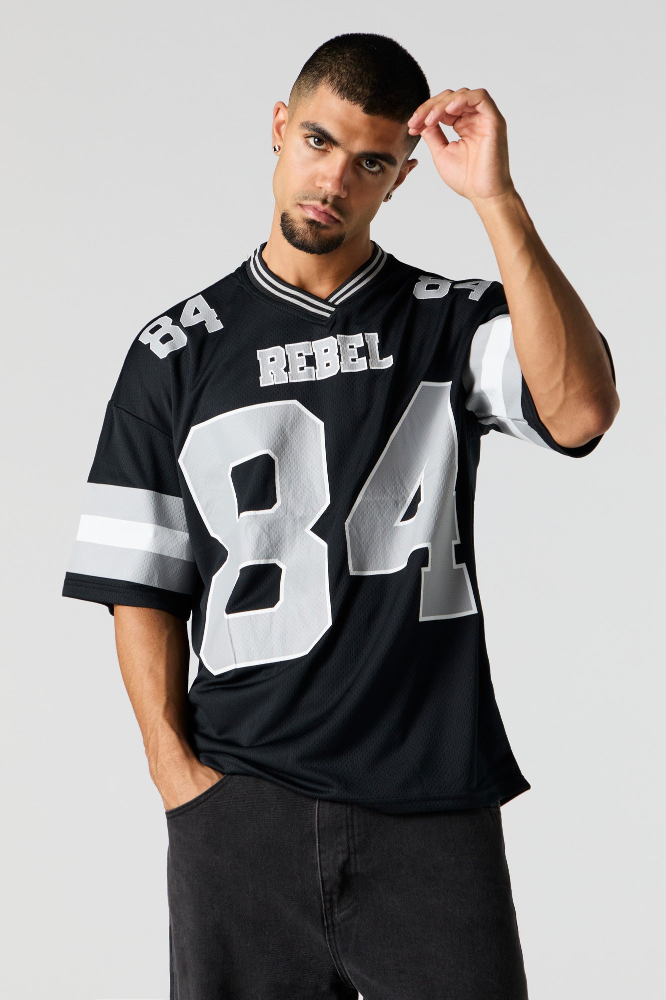 Jersey de football en filet imprimé