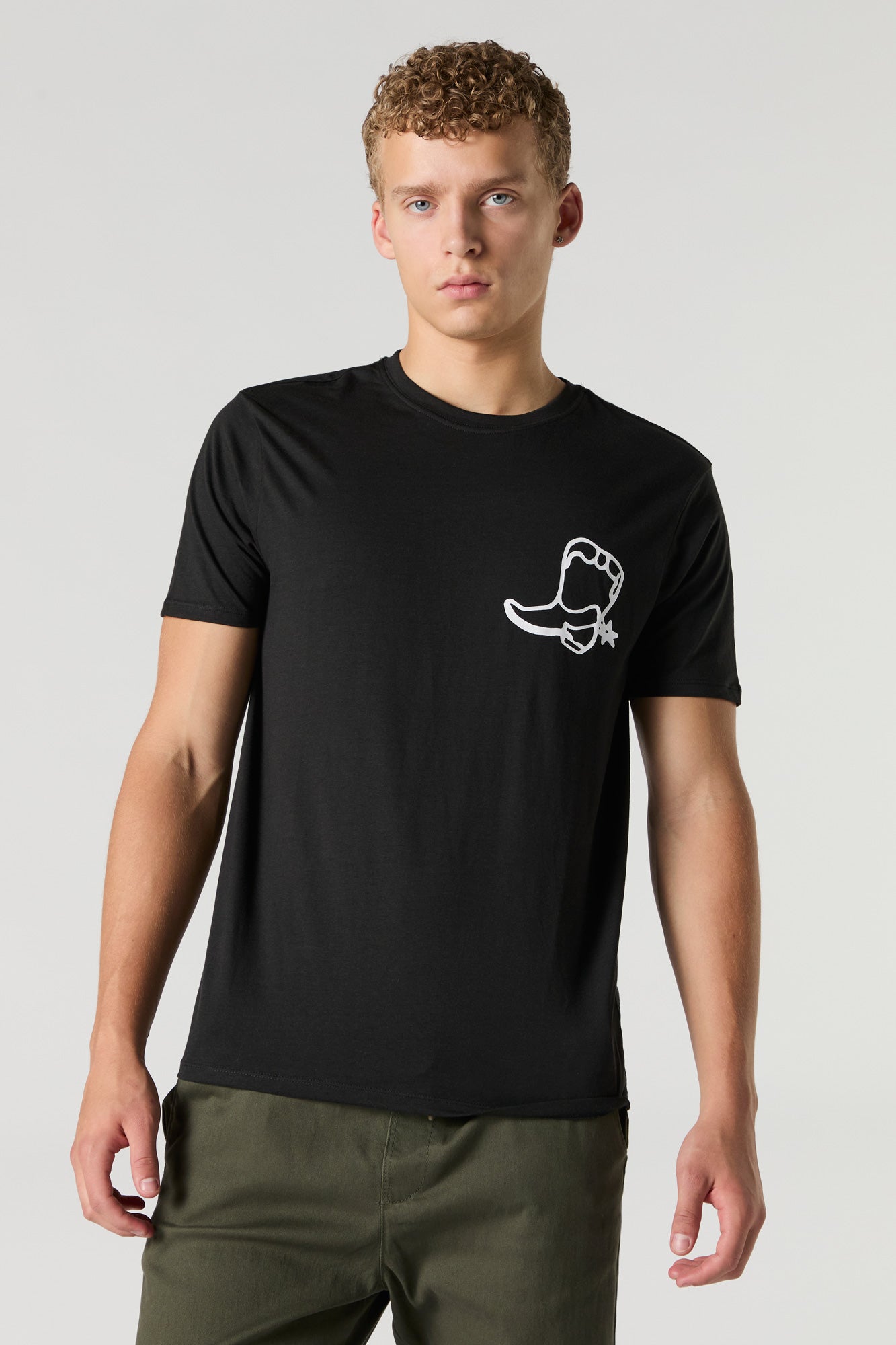 Cowboy Boot Graphic T-Shirt