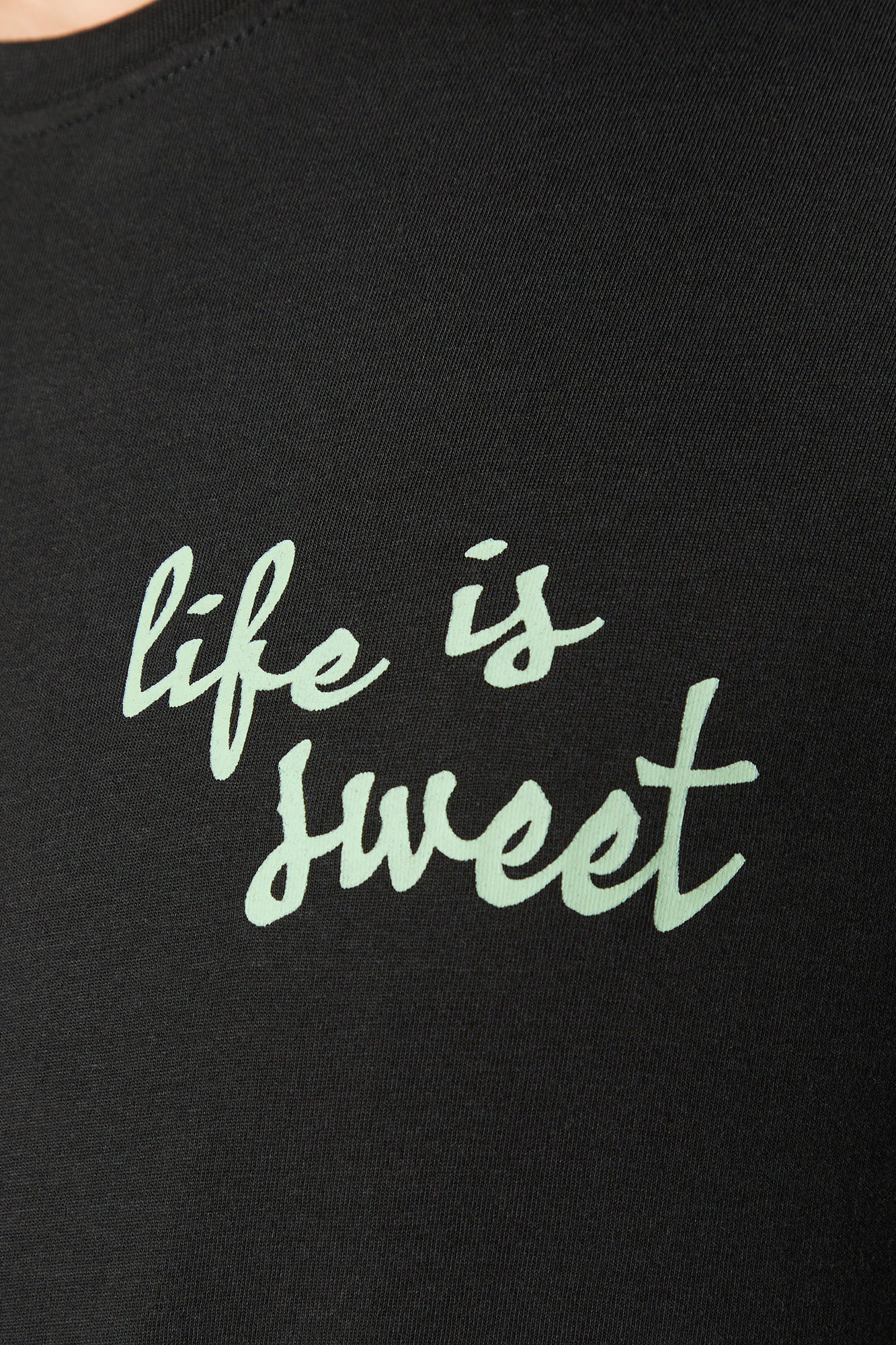 T-shirt à imprimé Life is Sweet