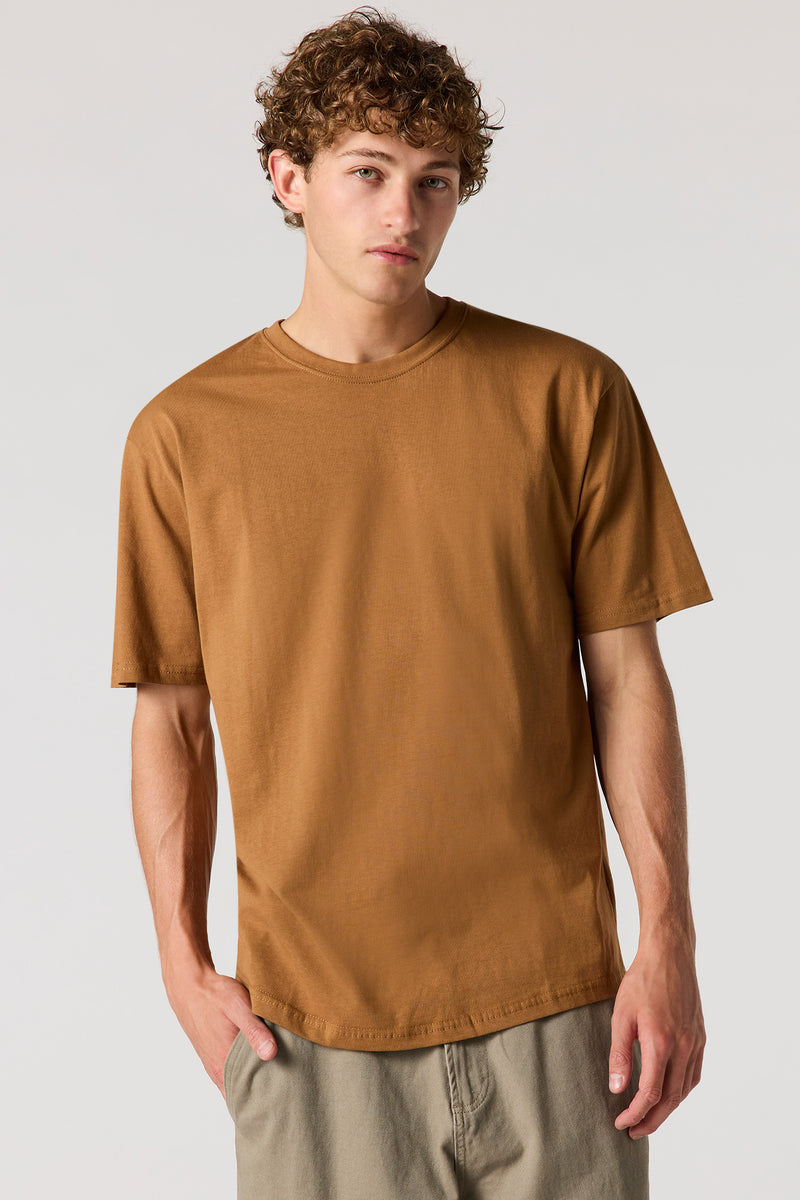 Classic Scoop Hem T-Shirt